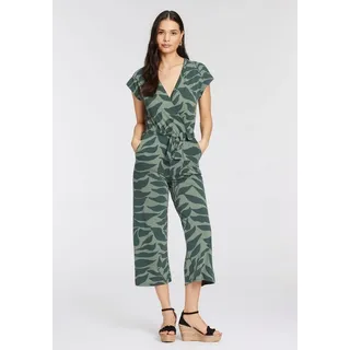 Hechter Paris Culotte-Overall, mit Wickelteil, Gr. 34 - N-Gr, grün-gemustert, , 38992805-34 N-Gr
