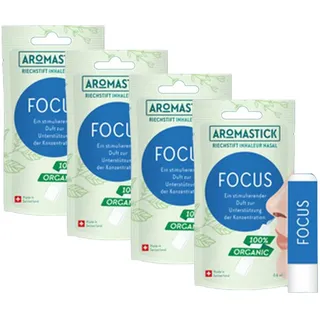 4x Aromastick Riechsti Focus 4x1 St Stifte