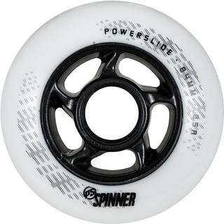 POWERSLIDE SPINNER 4er Rollenset 2024 white - 76mm/88a