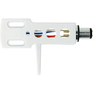 THAKKER HS-10 - Headshell aus leichtem Aluminium - Weiß | SME Anschluss | inkl. Headshell-Kabel
