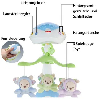 Fisher-Price Fisher Price 3-in-1 Traumbärchen Mobile