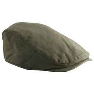 Next Schiebermütze Tellermütze aus Wachstuch (1-St) grün L/XL (>60 cm.)