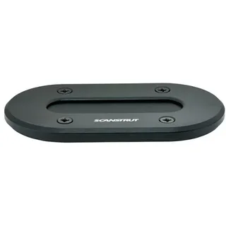 ScanStrut Kabeldurchführung 15 mm Aluminium Schwarz