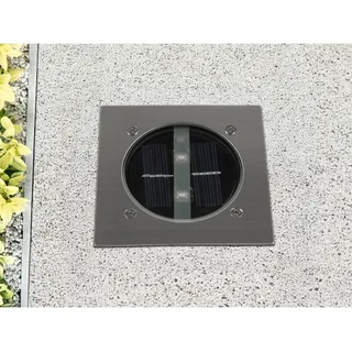 RANEX Bodeneinbauleuchte 1 LED quadratisch Edelstahl (gebürstet)