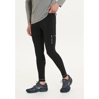 Lauftights ELITE LAB "Run Elite X1" Gr. S, US-Größen, schwarz, Herren, 72% Nylon, 28% Elasthan, unifarben, Hosen, mit reflektierenden Details