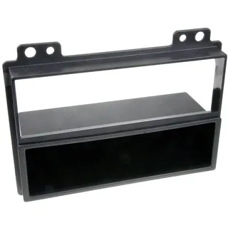 ACV Electronic 2-DIN Radioblende mit Ablagefach Ford Fiesta, Fusion Doppel ISO schwarz