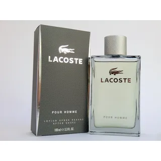 Lacoste Pour Homme AFTER-SHAVE Lotion Splash 100ml - 3.3 Oz NIB Retail OVP