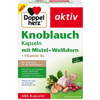 Queisser Doppelherz Knoblauch m. Mistel+Weißdorn+Vitamin B1