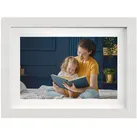 DigiFrame 10W WiFi weiß+weißes Passepartout, digitaler Bilderrahmen