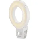 Hama LED-Ringleuchte ToGo Clip-On-Ringlicht für Handy aufladbar 3 Modi