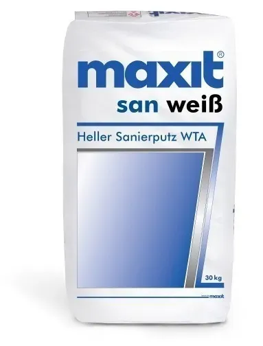 Heller Sanierputz WTA - maxit san Weiß - 30kg