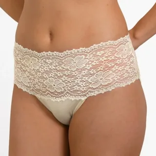 NINA VON C. Taillenslip mit Spitzenbund Damen, Größe 46, Farbe Champagner - 46