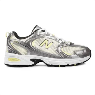 Silver Metallic/Yellow 37