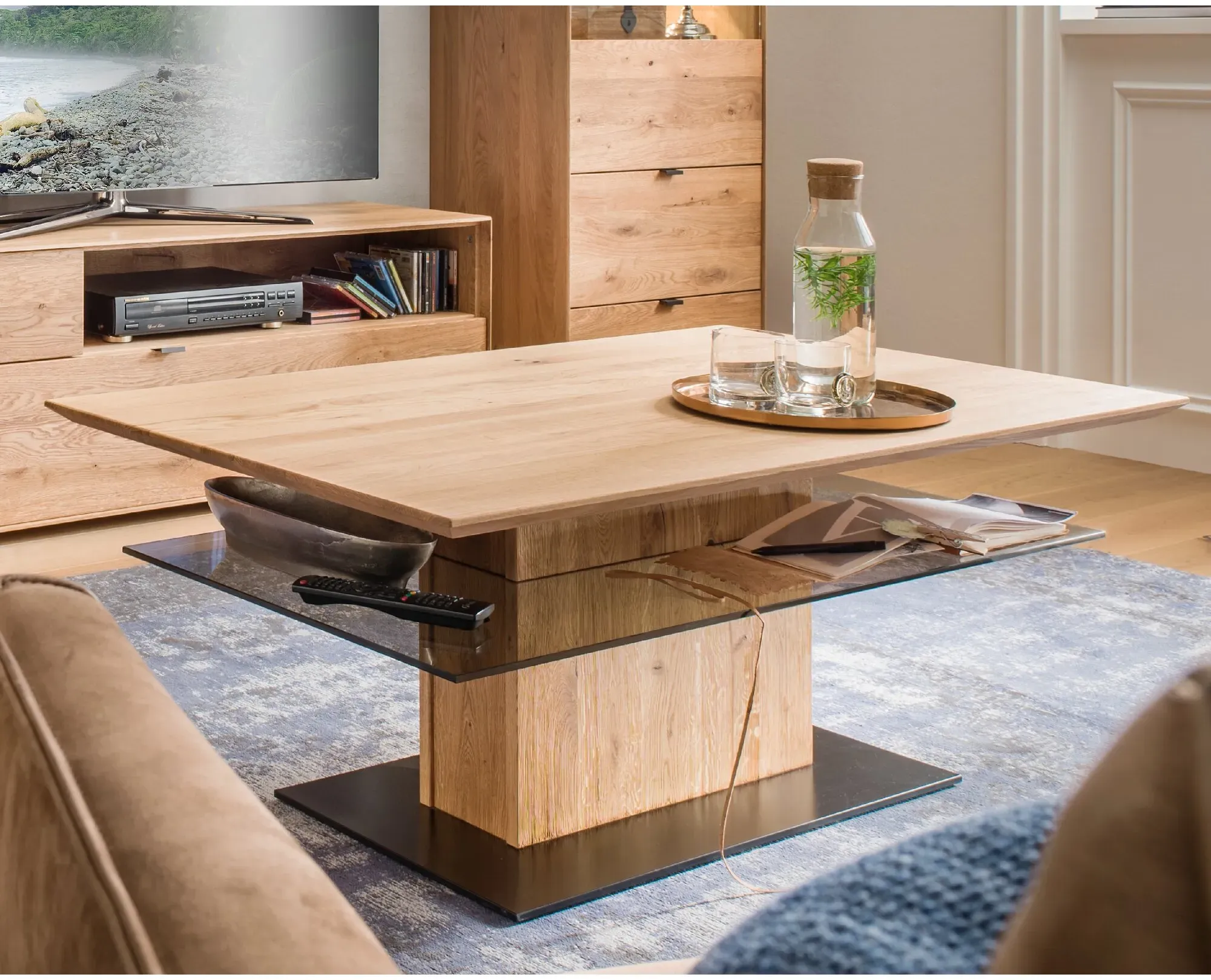 Massivholz »Zerro« Couchtisch Kernbuche