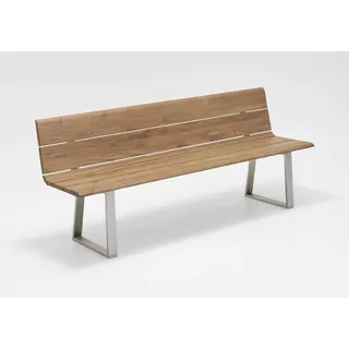 220 x 52 x 89 cm edelstahl/teak recycled
