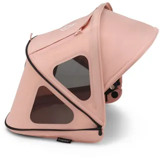 Bugaboo Dragonfly Sonnendach mit Lüftungsfenstern, ausziehbar für zusätzlichen und optimalen Sonnenschutz, wasserabweisend, Morning Pink