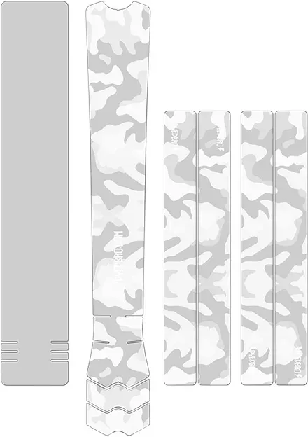 DYEDBRO Rahmenschutz Set glänzend | white Camo