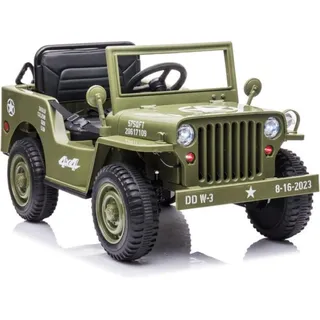 ES-Toys Elektro-Kinderauto Offroad Militär grün (12 V)