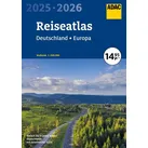 ADAC Reiseatlas 2025/2026 Deutschland 1:200.000 Europa 1:45 Mio. / ADAC Kartografie / Taschenbuch