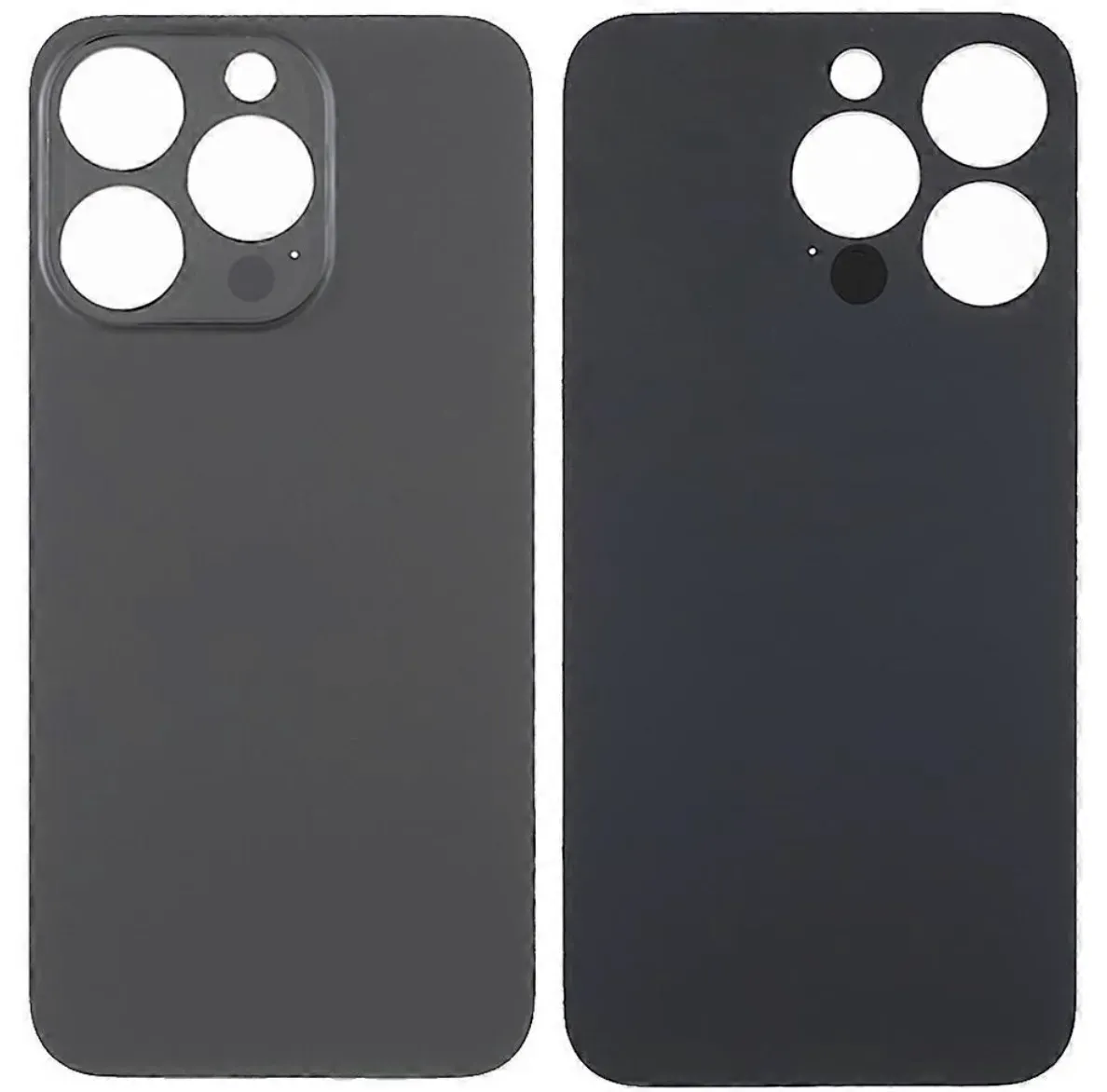 Akkudeckel Backcover für iPhone 13 Pro Max 6,7zoll schwarz mit Kleber #AS084191