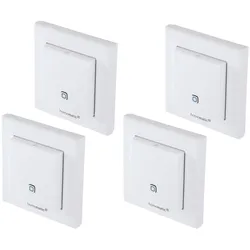 HOMEMATIC IP Smart Home 150181A0, Temp. und Luftfeucht. Sensor, 4 Stück
