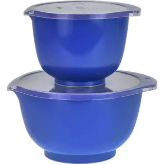 Rosti Rührschüssel Set 2tlg. mit Deckel Margrethe blau Electric blue) 1,5+3,0L