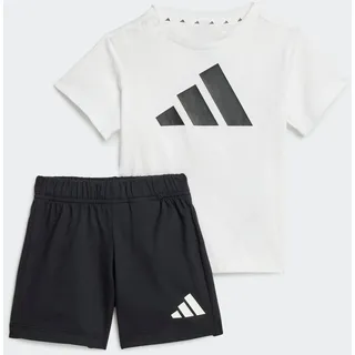 adidas Baby Essentials Big Logo Set Track Suit, white/black, 9-12 Months