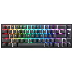 Ducky Mecha Pro SF Gaming Tastatur - Cherry MX-Speed-Silver (DE, Kabelgebunden), Tastatur, Schwarz
