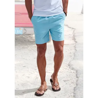 John Devin Shorts »Bermuda«, kurze Hose aus elastischer, gewebter Baumwollqualität Gr. XXL N-Gr, türkis, , 32243751-XXL N-Gr