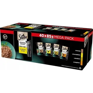 Sheba Delikatesse Geflügel Variation Multipack 40 x 85 g