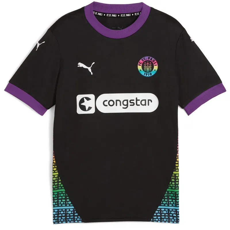 PUMA FC St. Pauli Ausweichtrikot 2024/25 Kinder 03 - PUMA black/PUMA white 176