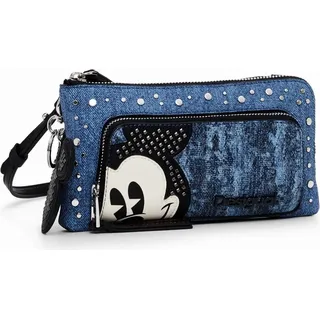 DESIGUAL Mickey Denim Phone Bag Handyhülle blau