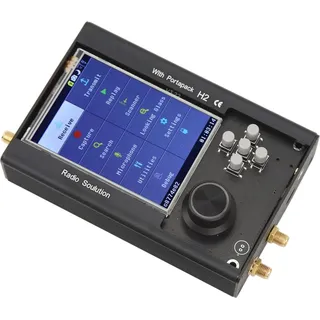 SDR-Radio-Transceiver, SDR-Radio-Empf?nger, 3,5-mm-Klinke, 1 MHz Bis 6 GHz, Aluminiumlegierung, SSB AM FM-Empfang fr NFM- und WFM-H?ren (Satz 4)