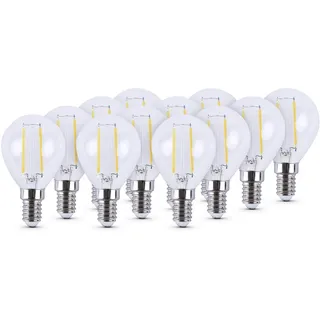 BestLivings 12er Pack LED Glühbirne Warmweiß E14, Leuchtmittel - Glühlampe 2700K Birnenform Energiesparlampe, 15.000 Stunden Lebensdauer, 2 Watt