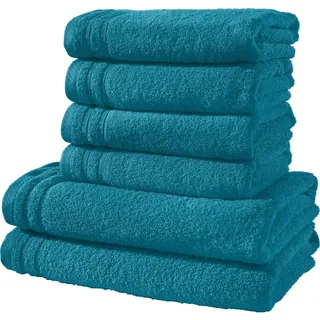 Erwin Müller Frottier Frottier-Set 6-tlg. Heidelberg in petrol | Gr.: onesize