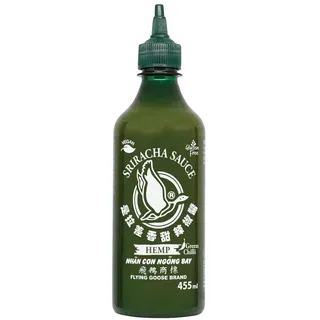 FLYING GOOSE Chilisauce, Sriracha mit Hanfsamenöl 1 x 455ml