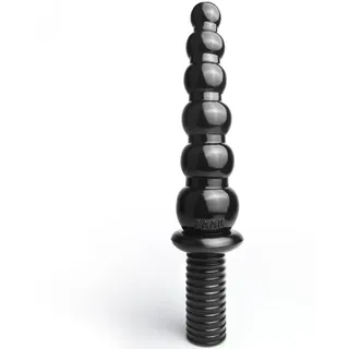 Erotischer XL Anal Dildo Sexspielzeug, FAAK Multi-Kugeln Dildo mit Griff, 9,8'' einführbar mit 6 Kugeln für Butt Plug Liebhaber, FAAK Perlen Dildo anal Spaß (schwarz)