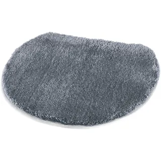 Kleine Wolke WC-Deckelbezug Soft, Höhe 20 mm, rutschhemmend beschichtet, Kunstfaser, WC-Deckelbezug, Uni Farben, waschbar grau