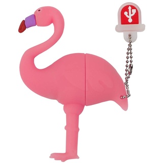 LEIZHAN 8GB USB Stick High Speed Silikon Flamingo Cartoon Flash-Memory Stick Pen Drive Laptop Computer PC Windows (8GB,Flamingo)