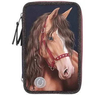 DEPESCHE Miss Melody 3 Fach Federtasche Fantasy Horse