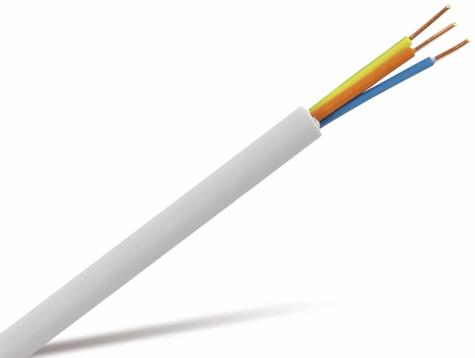 Feuchtraumkabel NYM-J 3x1,5mm2, 100 m, grau