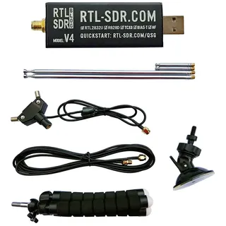 RTL-SDR V4 (Software Defined Radio) mit Dipolantennenkit