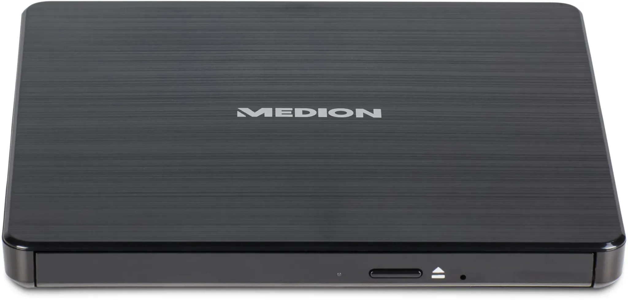 MEDION Externer DVD-Brenner GP70N, Unterstützt alle gängigen CD/DVD Standards, mini USB 2.0 Schnittstelle