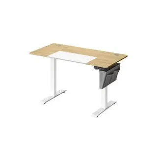 Songmics Bürotisch, Gelb, Holzwerkstoff, 60x120x120 cm, Arbeitszimmer, Schreibtische, Bürotische