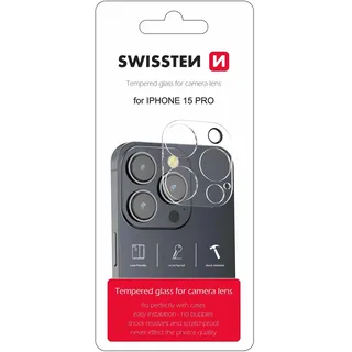 Swissten Kameraobjektiv-Schutzglas für Apple iPhone 15 Pro