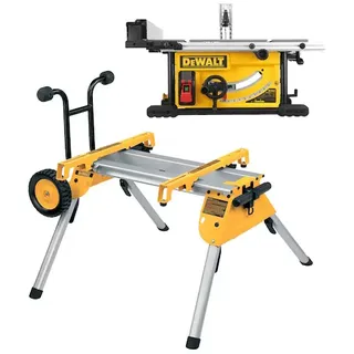 DeWalt DWE7492 + DE7400 Tischkreissäge mit Untergestell Set