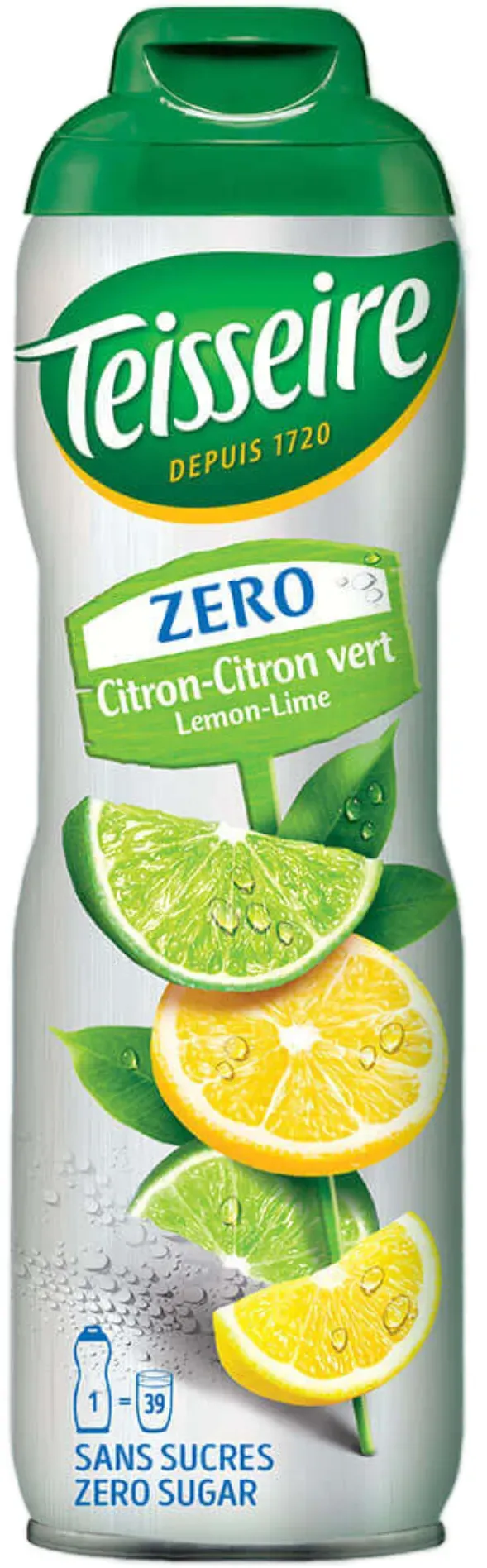 Teisseire Zero Sirup Zitrone-Limette 600ml