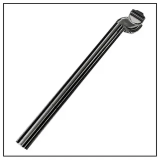 Ergotec Patentsattelstütze Alu schwarz, Alu schwarz 27,2, mm