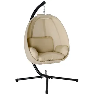 oval Khaki 1-Sitzer mit Gestell