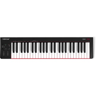 Nektar SE49 USB MIDI Keyboard Controller with Nektar DAW Integration, Schwarz, Weiß, Grau